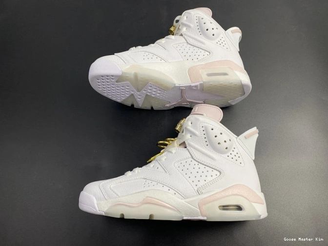 (W) Jordan Hoops Air Retro 6 DH9696-100 Gold 0815